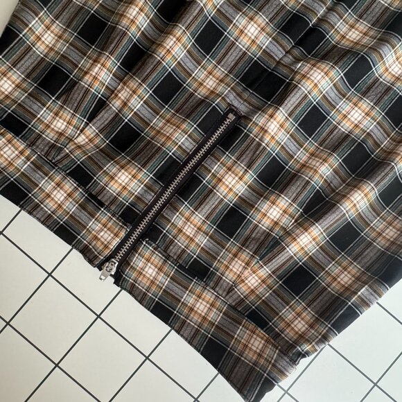 Plaid Mini Skirt Garage - Picture 3 of 4
